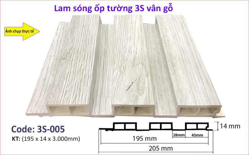 lam sóng ốp tường