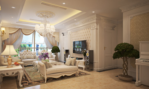 Phào chỉ phòng khách