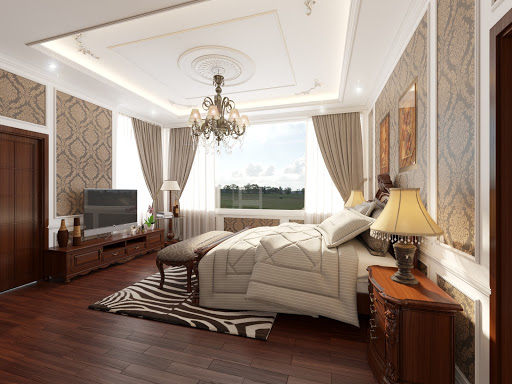 phào chì phòng ngủ