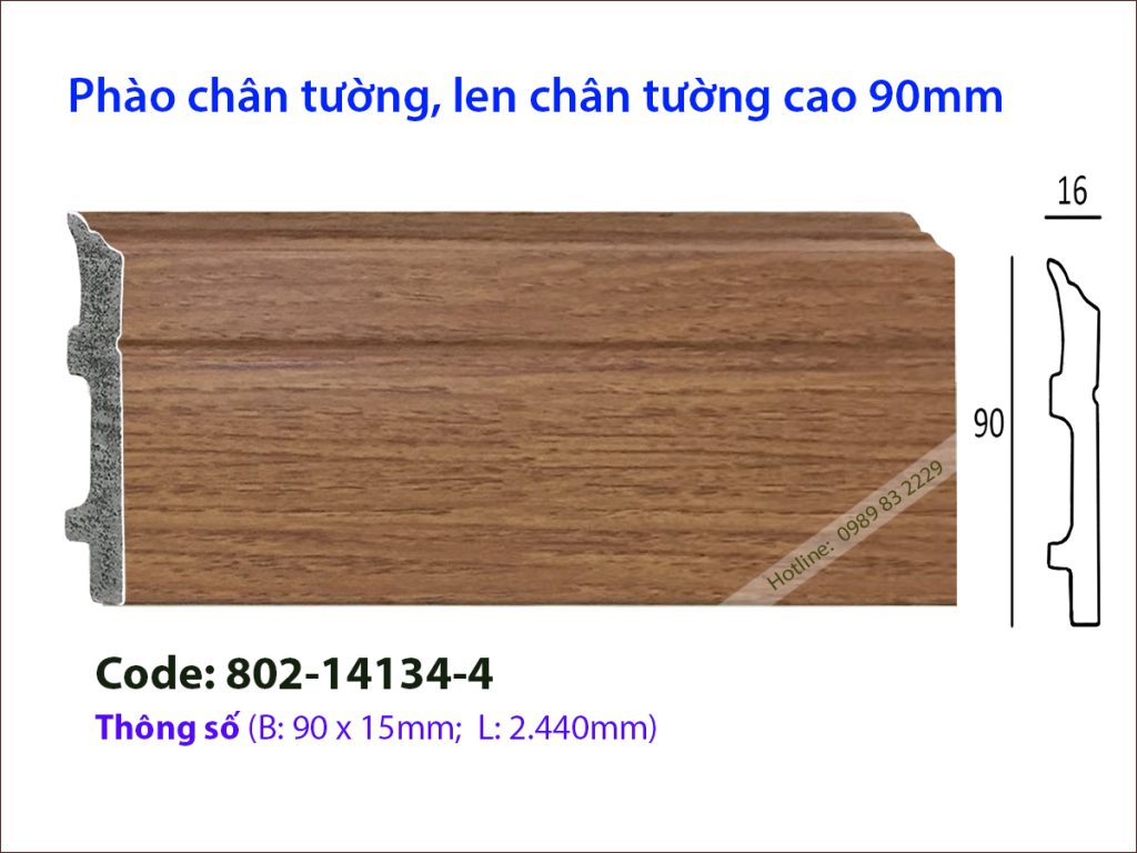 Phào chân tường, len chân tường 802-698