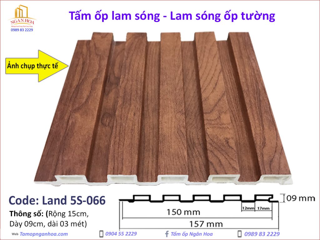 Tấm ốp lam sóng Land 5S-066