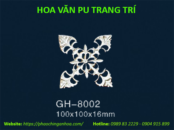 Hoa văn PU trang trí GH-8002