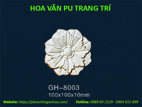Hoa văn PU trang trí GH-8003