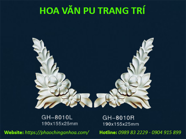 Hoa văn PU trang trí GH-8010L