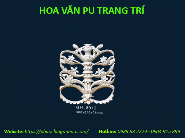 Hoa văn PU trang trí GH-8013