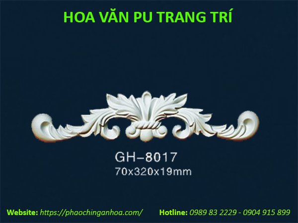 Hoa văn PU trang trí GH-8017