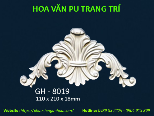 Hoa văn PU trang trí GH-8019