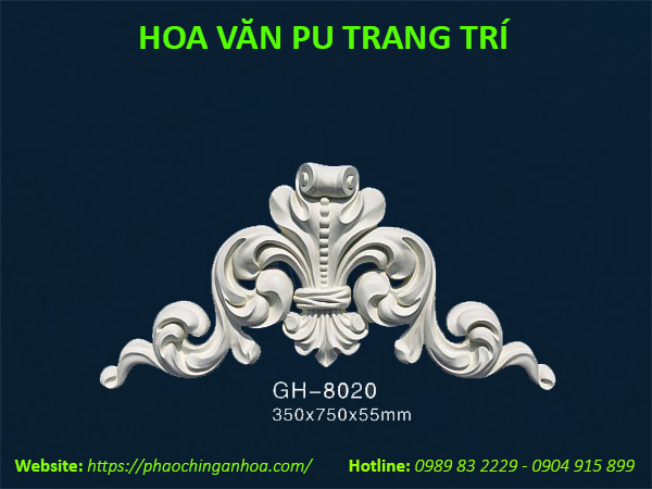 Hoa văn PU trang trí GH-8020
