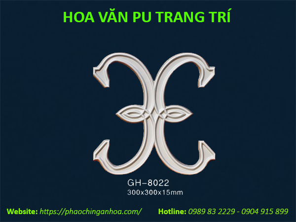 Hoa văn PU trang trí GH-8022