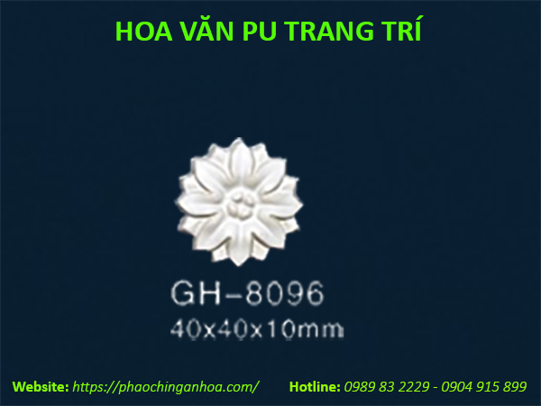 Hoa văn PU trang trí GH-8096