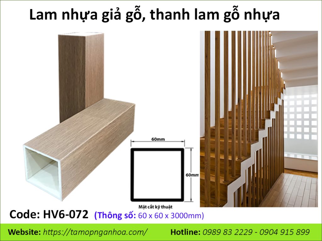 Lam nhựa giả gỗ HV6-072