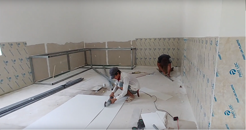 tấm nhựa ốp tường giả đá