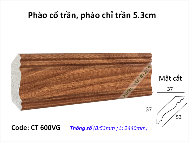 Phào cổ trần, phào trần CT600VG