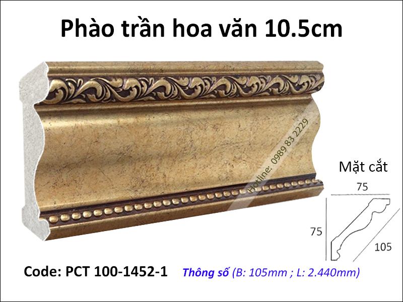 Phào trần PCT 100-1452-1