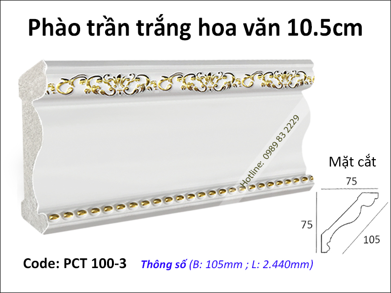 Phào trần PCT 100-3