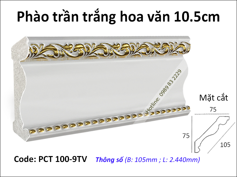 Phào trần PCT 100-9TV