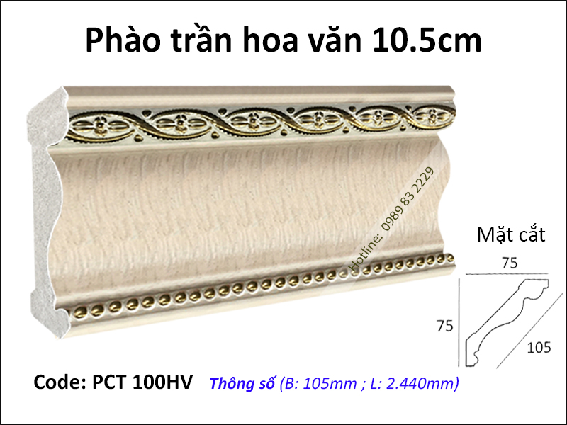 Phào trần PCT 100HV