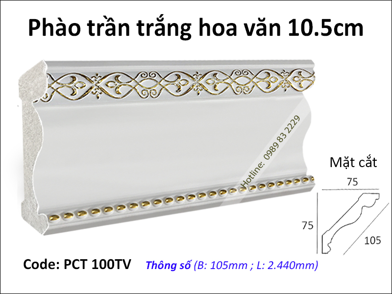 Phào trần PCT 100TV