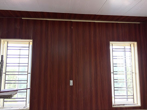 tấm nhựa ốp tường vân gỗ